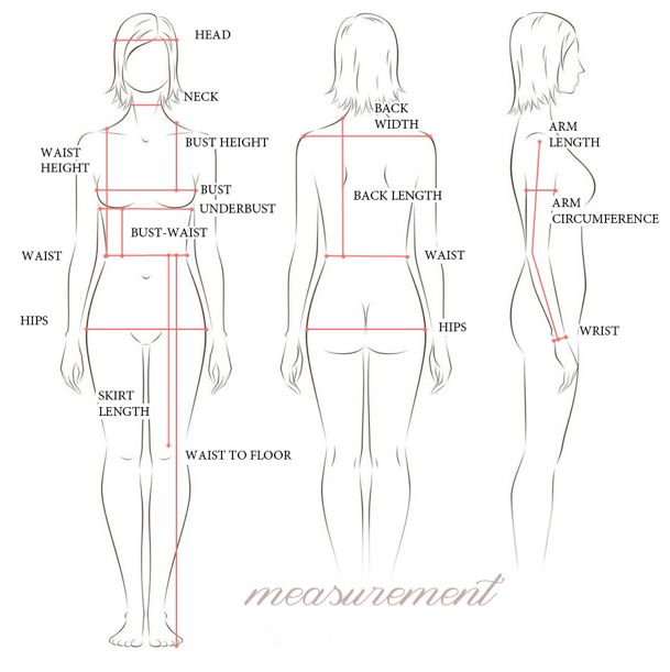 Sizes & measurement • Mevrian